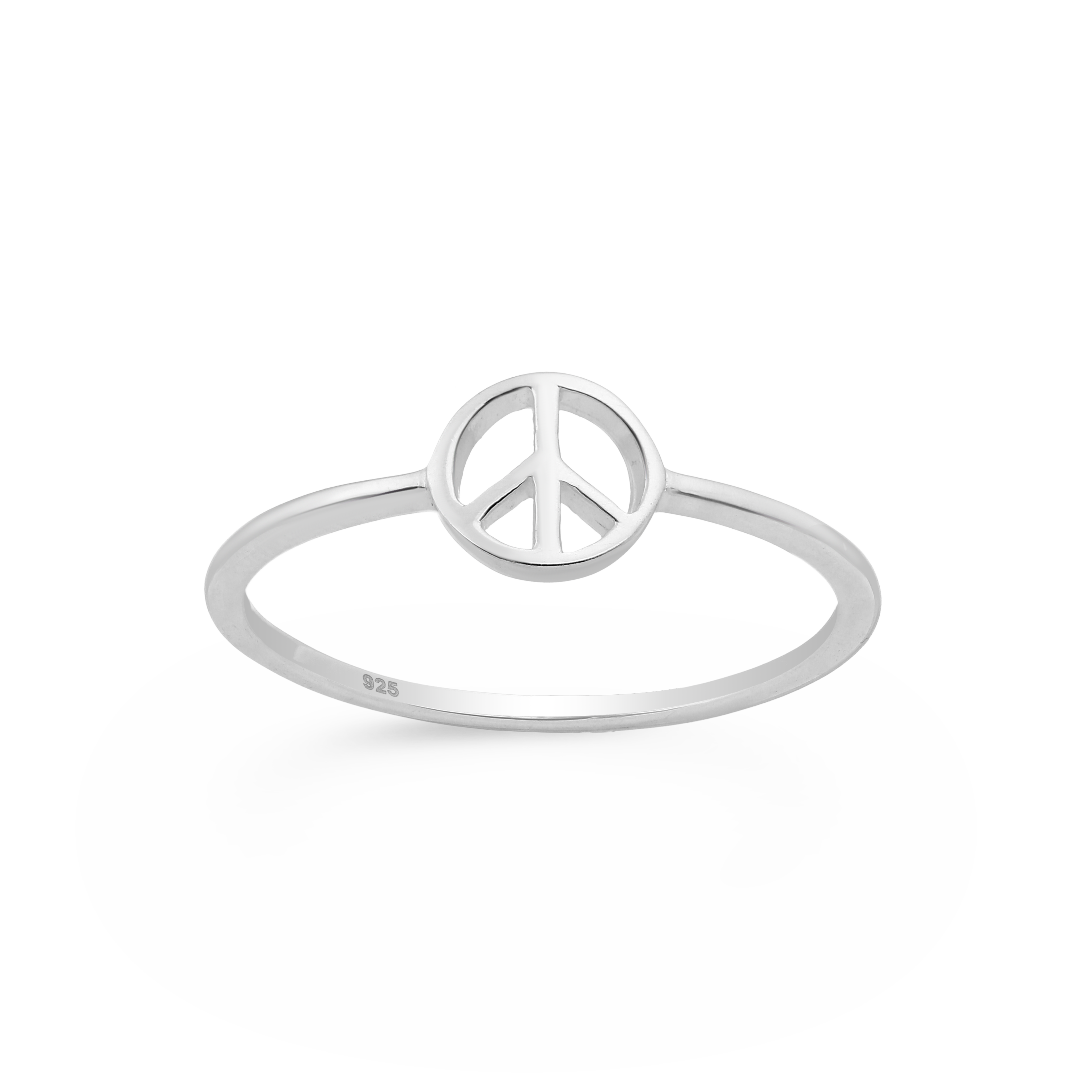 Sterling Silver Peace Ring