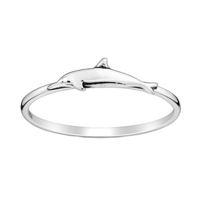 Sterling Silver Dolphin Ring