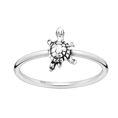 Sterling Silver Turtle Ring