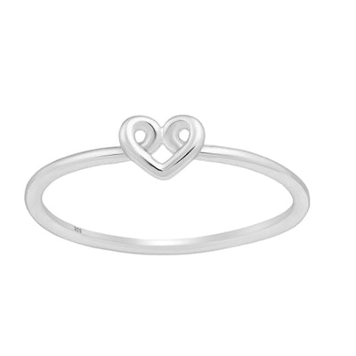 Sterling Silver Celtic Knot Stacker ring
