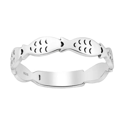 Sterling Silver Fish Ring