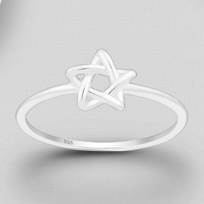 Sterling Silver Star Ring