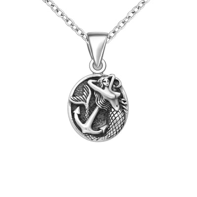 Sterling Silver Mermaid Pendant