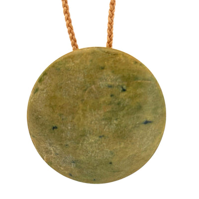 NZ Greenstone Pounamu Porohita Circle Disc