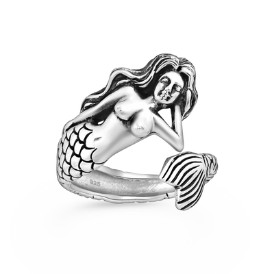 Sterling Silver Mermaid Ring