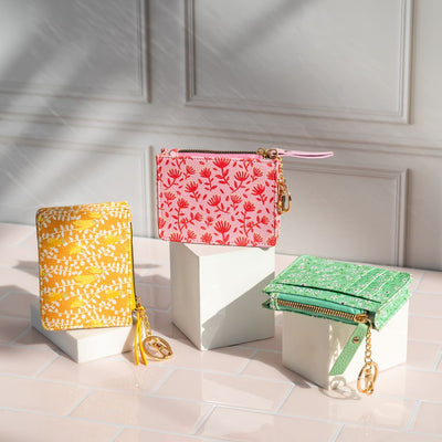 Kowhai Pattern Coin Purse