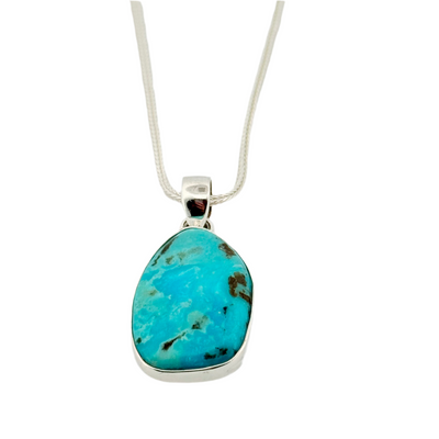 Sterling Silver Turquoise Pendant