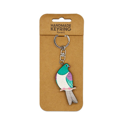 Kereru Wooden Keyring