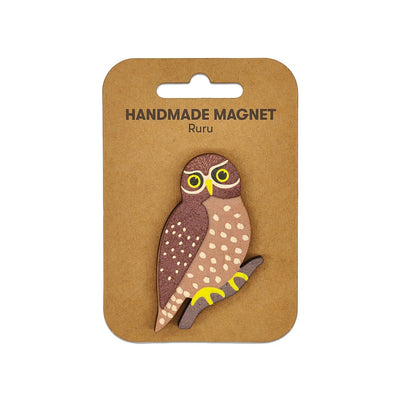 Ruru Wooden Magnet