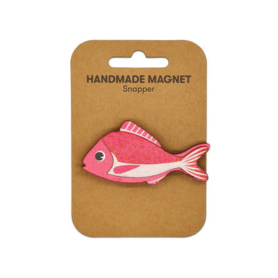Snapper Wooden Magnet