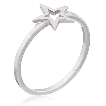 Sterling Silver Star Ring