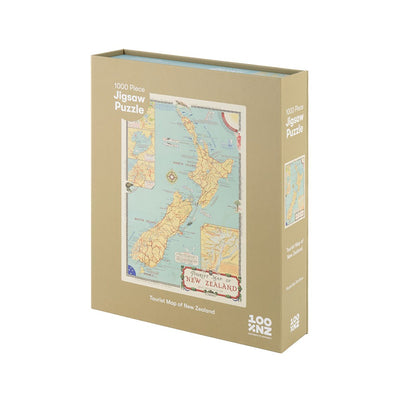 Tourist Map of NZ Jigsaw Puzzle