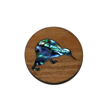 NZ Paua & Rimu Kiwi Bird Magnet