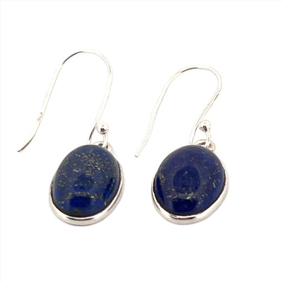 Sterling Silver Lapis Lazuli Dangly Earrings