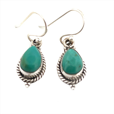 Sterling  Silver Turquoise Dangly Earrings