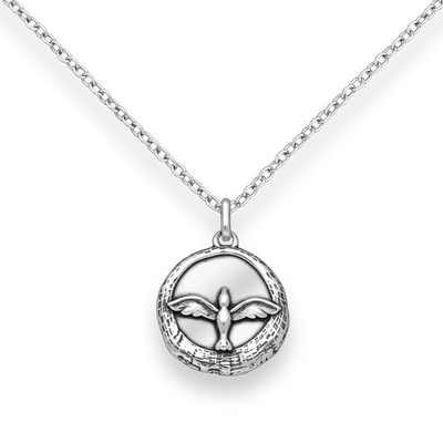 Sterling Silver Bird Pendant