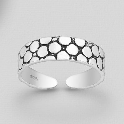 Sterling Silver Band Toe Ring