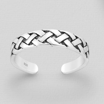 Sterling Silver Celtic Knot Toe Ring