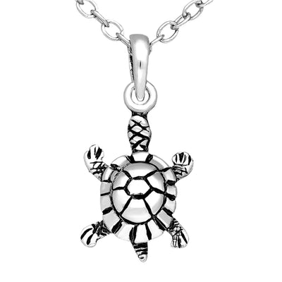 Sterling Silver Turtle Pendant