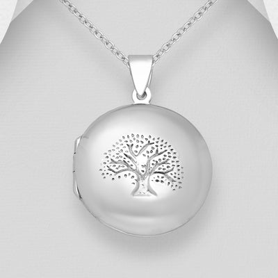 Tree of Life Sterling Silver Locket