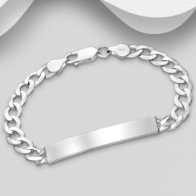 Sterling Silver Engravable Bracelet