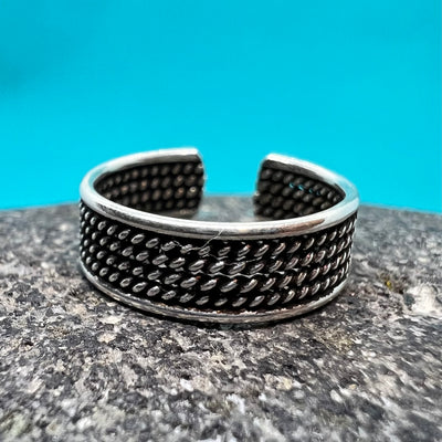 Sterling Silver  Band Toe Ring