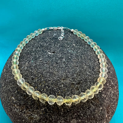 Citrene Bracelet 4 mm Faceted Beads