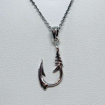 Sterling Silver Hook Pendant