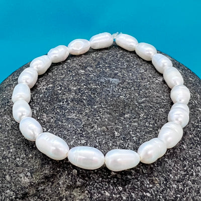 White Freshwater Pearl Bracelet