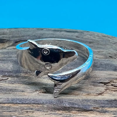 Sterling Silver Dolphin Toe Ring