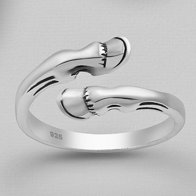 Sterling Silver Horse Hoof Ring