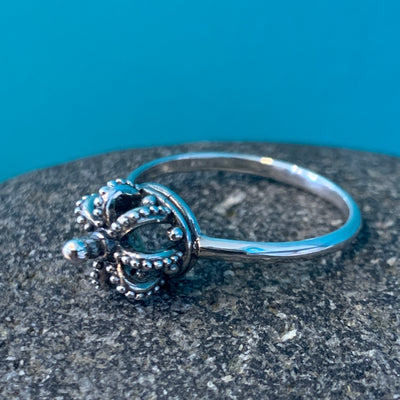 Sterling Silver Crown Ring