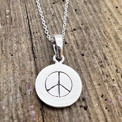 Sterling Silver Peace Pendant