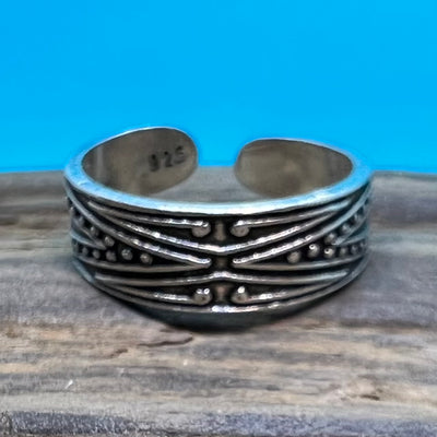 Sterling Silver Band Toe Ring